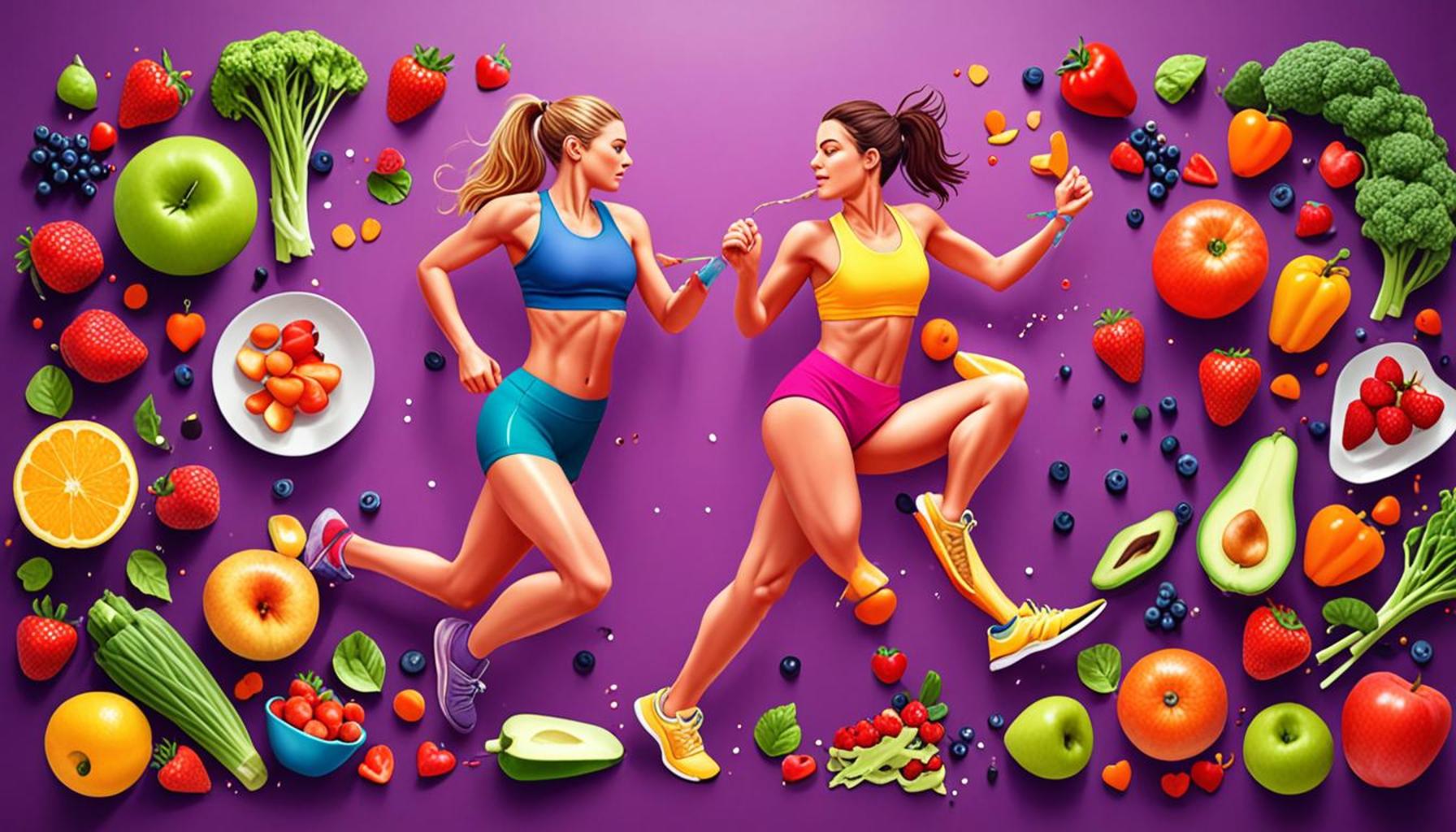 The connection between healthy eating and performance in exercise routine